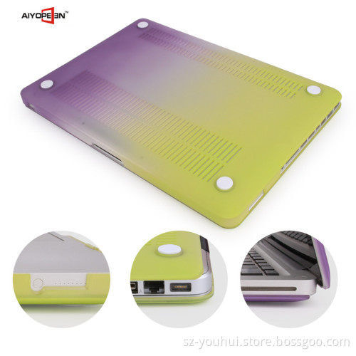 Hot sales Gredient Orange Tri Colour Design for laptop Pro 15.4inch with 10 colors